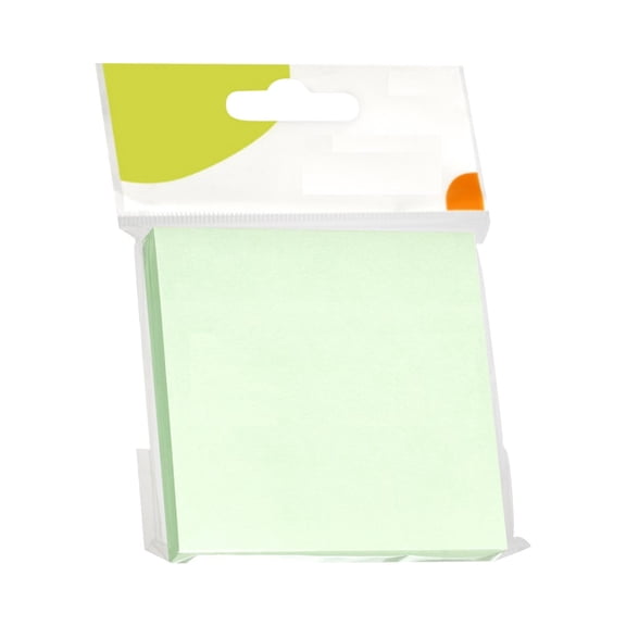 Sticky Notes 3X3 Inch,Self-Stick Pads,Small Paper Sticky Notes,Light Colors Square Sticky Notes,Adhesive Memo Pad,Self-Stick Pads and Daily Life Organization,Easy To Post for Home Office,Green