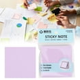 thumbnail image 1 of Sticky Notes, 3x3 Inch Sticky Note Pads, 100 Sheets Tearable Adhesive Removable Memo Pads, Self-Stick Notes for Marking, Reminders, Organization & Planning, Desk, Office Supplies, Purple, 1 of 7