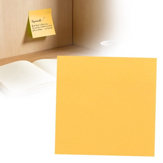 Sticky Notes, 3x3 Inch Sticky Note Pads, 100 Sheets Tearable Adhesive Removable Memo Pads, Self-Stick Notes for Marking, Reminders, Organization & Planning, Desk, Office & Home Supplies, Orange