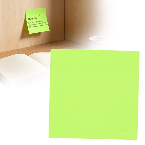 Sticky Notes, 3x3 Inch Sticky Note Pads, 100 Sheets Tearable Adhesive Removable Memo Pads, Self-Stick Notes for Marking, Reminders, Organization & Planning, Desk, Office & Home Supplies, Green