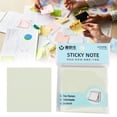 thumbnail image 1 of Sticky Notes, 3x3 Inch Sticky Note Pads, 100 Sheets Tearable Adhesive Removable Memo Pads, Self-Stick Notes for Marking, Reminders, Organization & Planning, Desk, Office Supplies, Green, 1 of 7