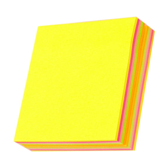 Sticky Notes, 3x3 Inch Sticky Pads 100 Sheet, Sticky Note Pads, Multicolor Self-Sticky Notes Pad - Teacher Classroom Must Haves, Back to Classroom and Office Supplies, Blank Desk Note Pads, Colorful