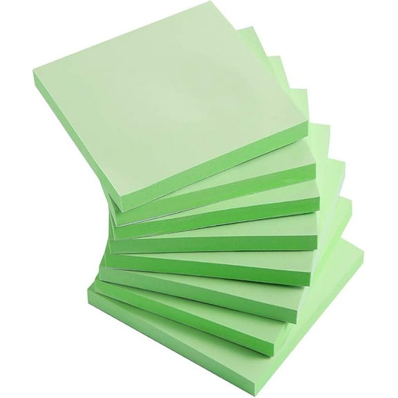 Sticky Notes 3x3 Inches,Self-Stick Pads,Easy to Post for Home,Office,Notebook,8 Pads/Pack