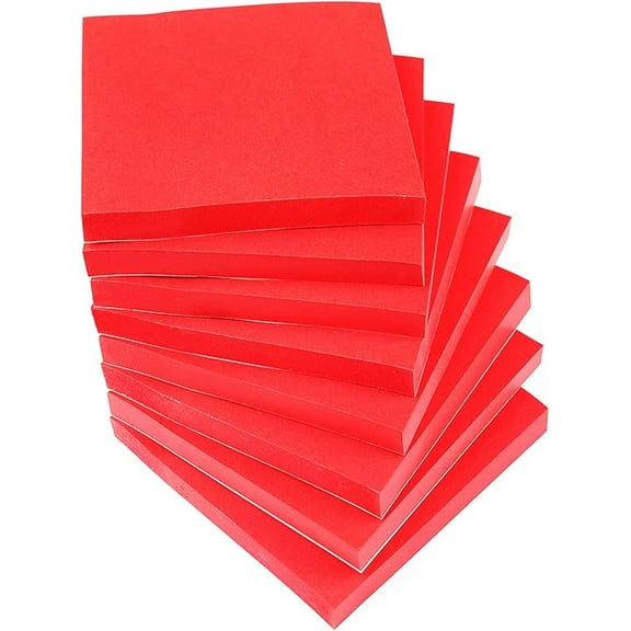 Sticky Notes 3x3 Inches,Self-Stick Pads,Easy to Post for Home,Office,Notebook,8 Pads/Pack
