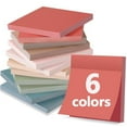 thumbnail image 1 of Sticky Notes, 6 Pads, 3x3 inch, Vintage Colors Self-Stick Pads Sticky Note, Easy to Post for Home, Office, Notebook, 1 of 6