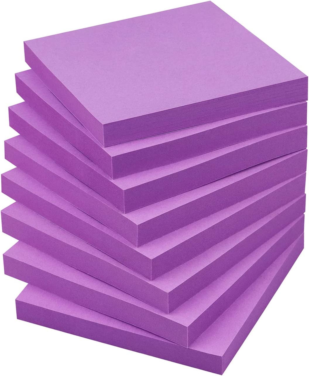 Sticky Notes, 8 Pads, Purple, Sticky Note Pads, Sticky Pad, Sticky