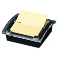 thumbnail image 1 of Sticky Notes Clear Top Pop-up Note Dispenser, 3 x 3 Super Sticky Yellow Notes, Black, 1 of 4