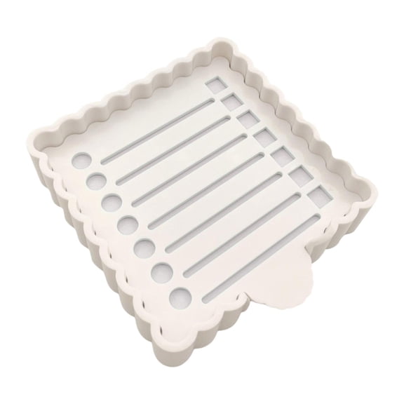 Sticky Notes Holder Note Organizer Notepad Holder with Stencil for Drawing Office Desk Accessories for Students