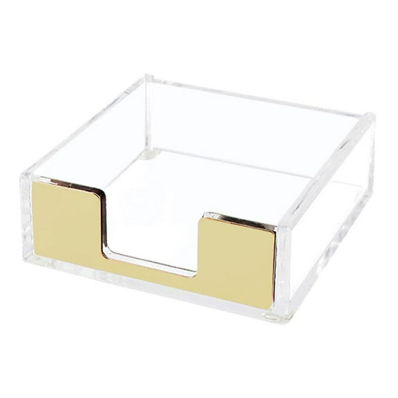 Sticky Notes Holder Office Supplies Storage Acrylic Note Post Dispenser M9 S2T8