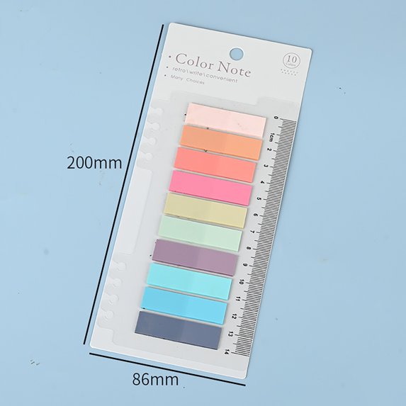 Sticky Notes,Index Marker Sticker Morandi Translucent Creative Notes Students Focus On Note Classification Notes N Times