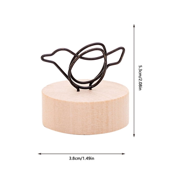 Sticky Notes Lined, Tyeign Wooden Card Holders Wire Shape Table Photo Holder for Wedding Party Gatherings Office Desk Sticky Note Tabs Post Notes Pop up Sticky Note Post Notes Flags