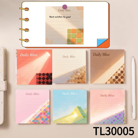 Sticky Notes: Making Everyday Tasks Easier (3.54×3.54 Inches),100-Pack with105 Various Emoticon Stickers,Whimsical Fry Adventures on Every Page