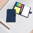 thumbnail image 1 of Sticky Notes Pad With Pen Set - Button Design Self Stick Memo Notepad, Strong , Waterproof Cover, 5 Colors, 15.3x10cm, Office Planner Journal, 1 of 6