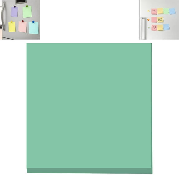 Sticky Notes (Reminders, Mini Notepad), Green, Super Strong Sticky Notes, Mini Size, Cute Design, For Learnerss & Scheduling, Meiiso