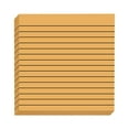 thumbnail image 1 of Sticky Notes Transparent Sticky Notes with Lines Retro Color Page Markers for Books & Planners, Reusable Gel Adhesive Tabs for Study Notes & Office Organization Sticky Notes Cute Eactix, 1 of 8