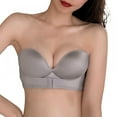 thumbnail image 1 of Sticky Push Up Adhesive Invisible Backless Bra Magic Nipple Covers Strapless Bra, 1 of 8