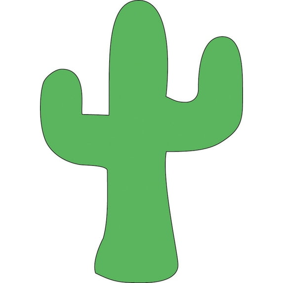 Sticky Shape Notepad - Cactus
