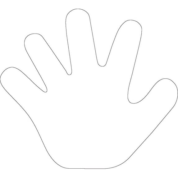 Sticky Shape Notepad - Hand