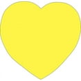 thumbnail image 1 of Sticky Shape Notepad - Yellow Heart, 1 of 1