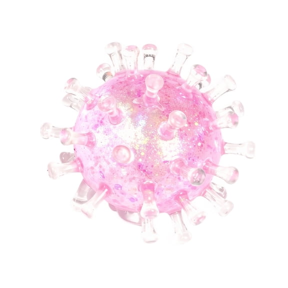 Sticky Spiky Sensory Squeeze Ball TPR Gel Filled Fidget Stress Relief Soft Elastic Grip Ball for Hand Use
