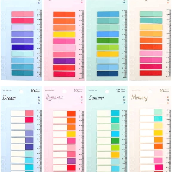 Sticky Tabs ,Books Tabs for Annotating ,Sticky Tabs Clear Sticky Notes ,Morandi Page Markers for Notebooks ,Colorful Book Tabs ,Transparent Sticky Tabs for Books ,Post It Notes