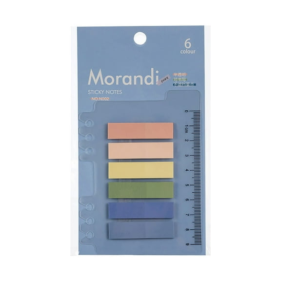 Sticky Tabs – Color Writable Repositionable Translucent Pastel Page Markers, Annotation Book Tabs for Annotating Books & Aesthetic Planning