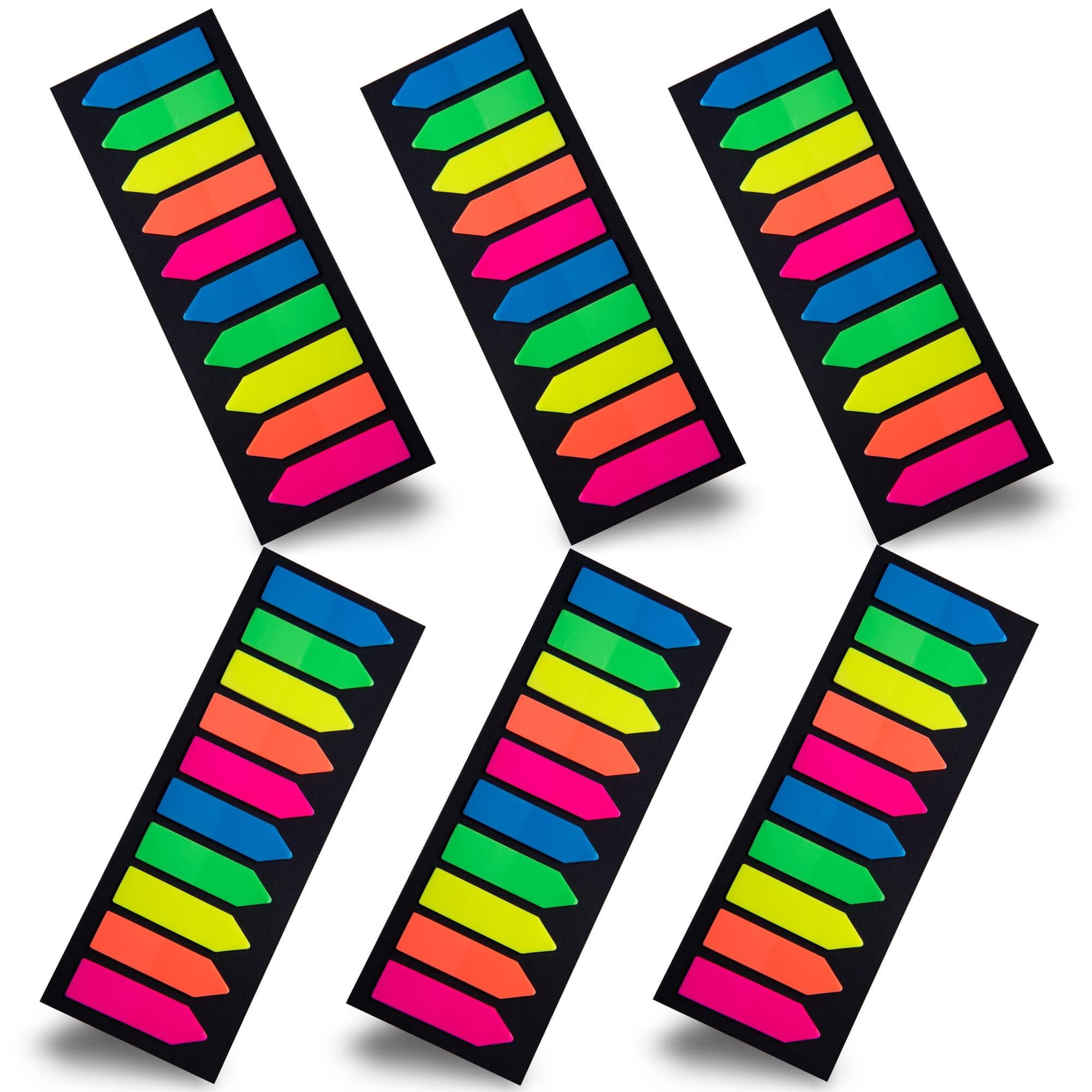 Sticky Tabs Page Markers, 1200 Pcs Arrow Flag Index Tabs for Books, 10 ...