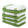 thumbnail image 1 of Sticky Toffee, 8 Pack, Cotton Terry Kitchen Dishcloth, Green, 1 of 6