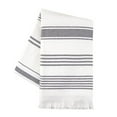 thumbnail image 1 of Sticky Toffee Bath Towel Turkish Towel 100% Cotton, White Towel, Soft Absorbent Terry Backing, 65 in x 35 in, Gray, 1 of 7