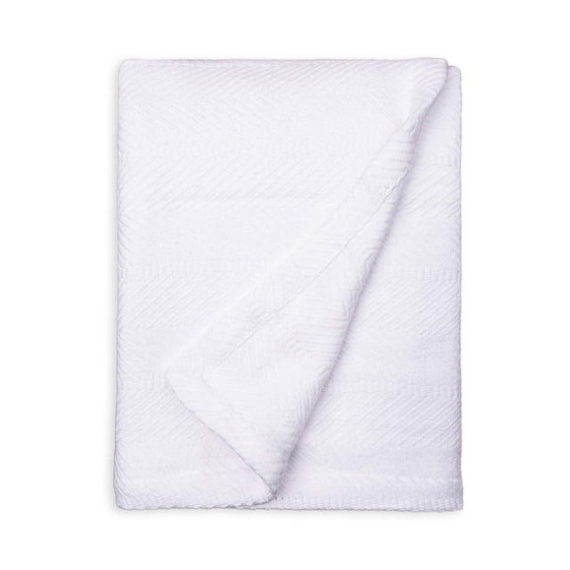 Sticky Toffee Cotton Throw Blanket for Couch, 60x50 in, Woven Warm and