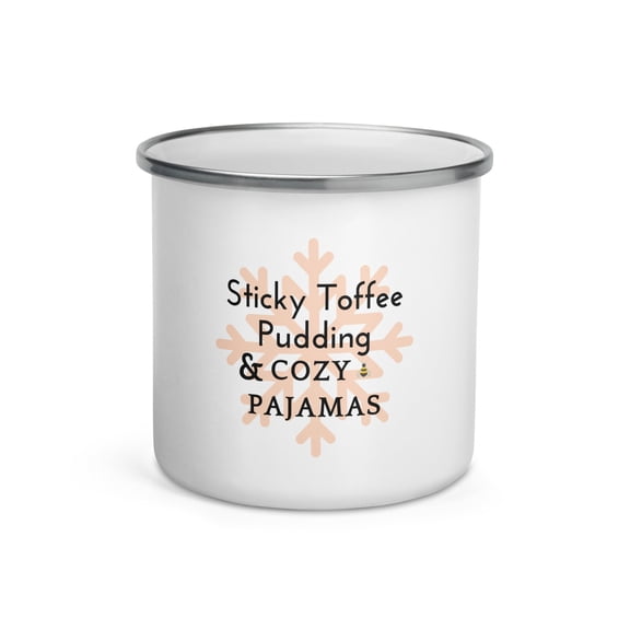 Sticky Toffee Pudding Enamel Mug