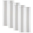 thumbnail image 1 of Sticky Toffee Striped Cotton Kitchen Dish Towels, Light Gray Basket Weave, 4 Pack, 27.5 in. x 19.5 in., 1 of 5
