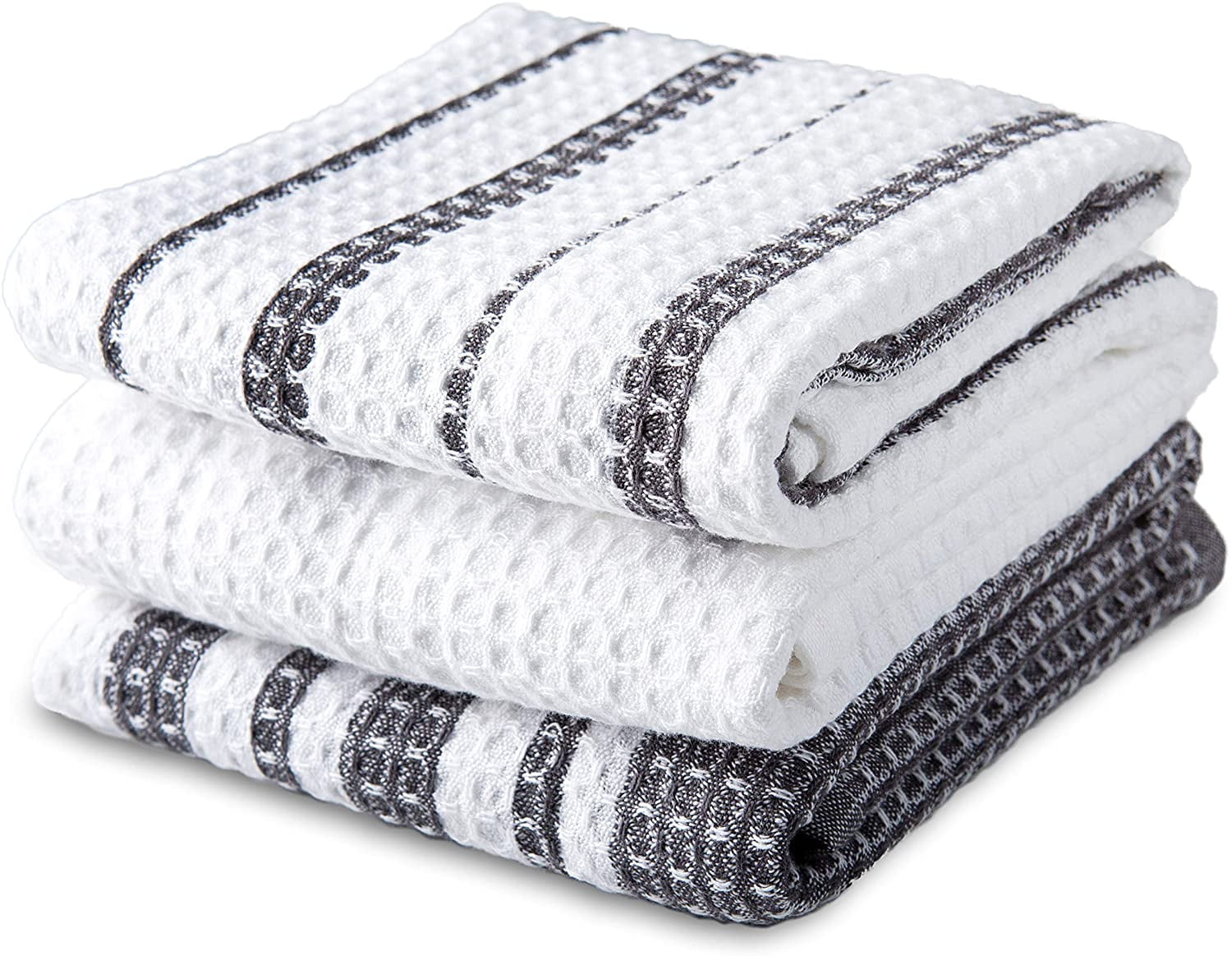 Williams-Sonoma All Purpose Pantry Towels, Kitchen Towels, Set of 4,  Drizzle Grey, 100% Cotton