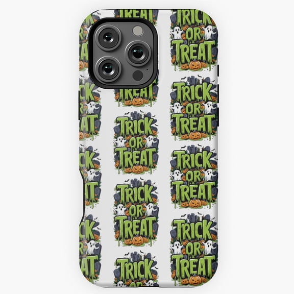 Sticky Trick Or Treat Halloween Phone Case for iPhone 16 15 14 13 12 11 Pro Max M5903294