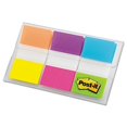 thumbnail image 1 of Sticky note Flags  Flags in Portable Dispenser  Alternating Electric Glow Colors  60 Flags per Pack, 1 of 1
