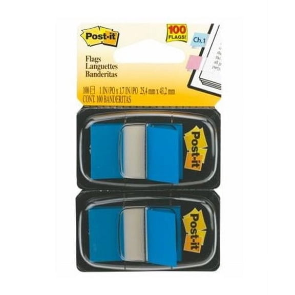 Sticky note Marking Flag - Pack of 2 - Blue - 1 In.