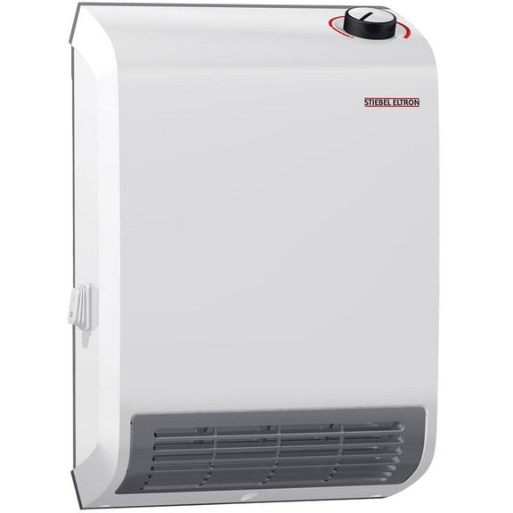 Stiebel Eltron 236304 CK Trend Wall-Mounted Electric Fan Heater, 1500W, 120V White