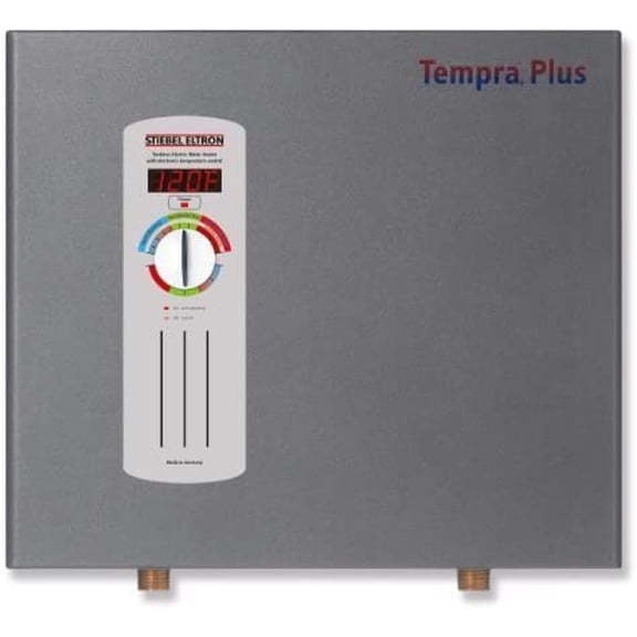 Stiebel Eltron Tempra Plus 24 kW, Tankless Electric Water Heater with Self-Modulating Power Technology and Advanced Flow Control