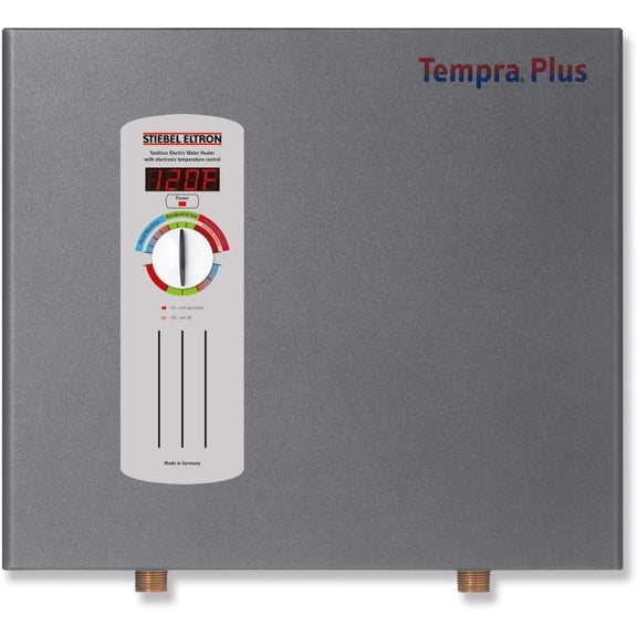 Stiebel Eltron Tempra Plus 29 kW, tankless electric water heater with Self-Modulating Power Technology & Advanced Flow Control