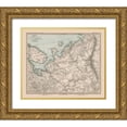 thumbnail image 1 of Stieler 17x15 Gold Ornate Wood Framed with Double Matting Museum Art Print Titled - Northeast Europe Russia - Stieler 1885, 1 of 4