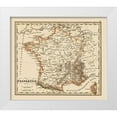 thumbnail image 1 of Stieler 23x20 White Modern Wood Framed Museum Art Print Titled - France - Stieler 1852, 1 of 4