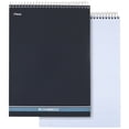 thumbnail image 1 of Stiff-Back Wire Bound Notepad, Medium/college Rule, Navy Cover, 70 White 8.5 X 11.5 Sheets | Bundle of 5, 1 of 7