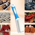 thumbnail image 1 of Stiff Bristle Brush for Cleaning Long-Handled Soft-Bristled Multi-Purpose 19.5x3.5cm Hard Bristle Cleaning Brush for Bathroom Tiles and Floors, 1 of 6