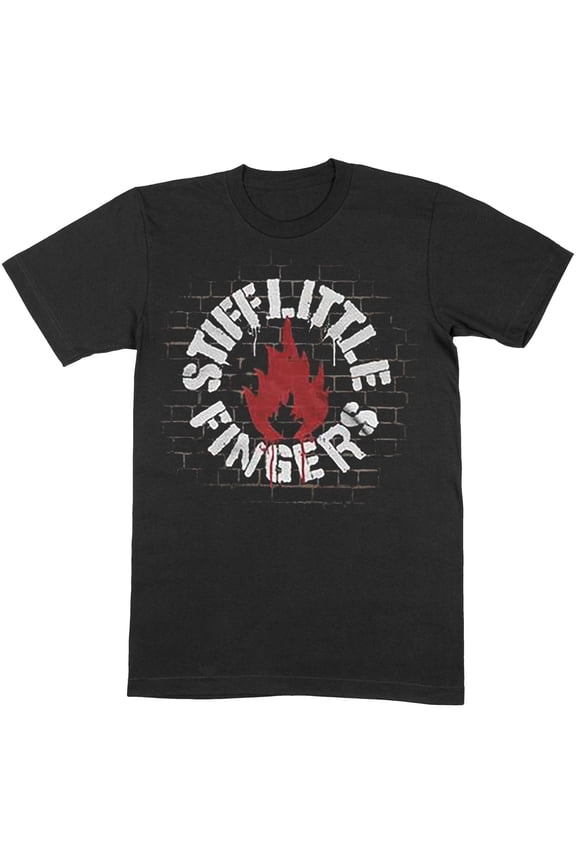 Stiff Little Fingers Unisex T-Shirt Wall (Medium)