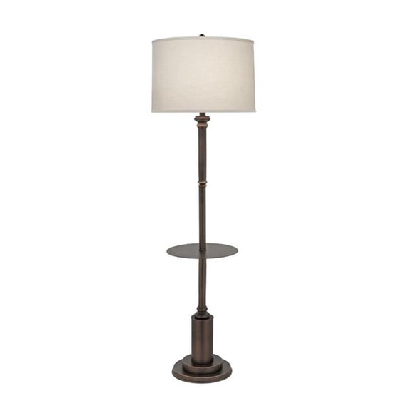 Stiffel TRFL-A065-N7685-OB 62 x 13 in. dia. Metal Tray Floor Lamp, Oxidized Bronze