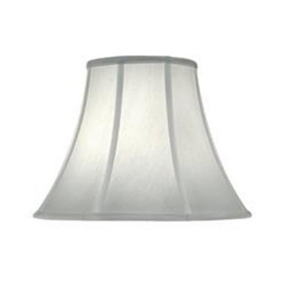 Stiffel ST15 8 x 16 x 12 in. Softback Bell Lamp Shade, Pearl Supreme Satin