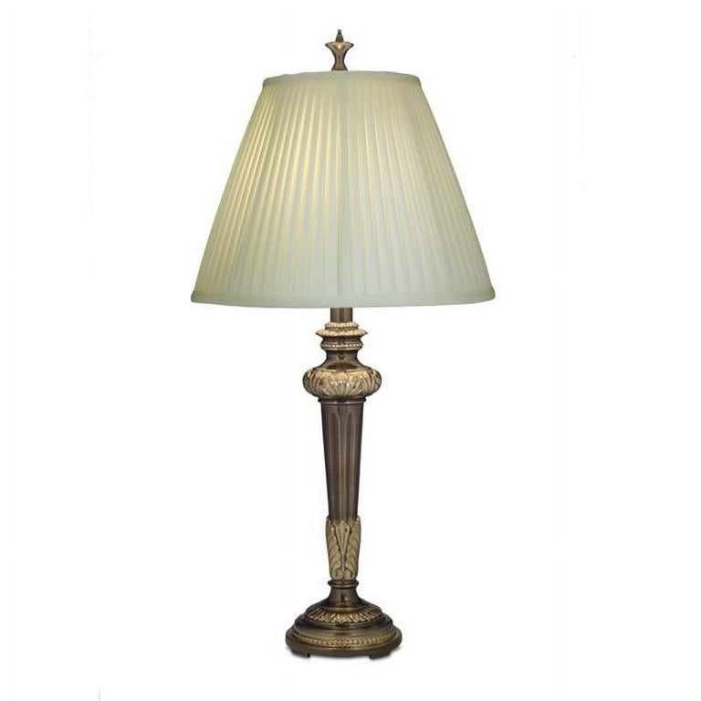 Stiffel TL A860 RB 34 in. Roman Bronze Table Lamp with Ivory