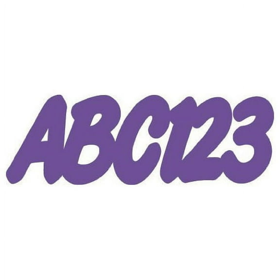 Stiffie Boat Alphanumeric Identification Decal 26-WL77 | Purple