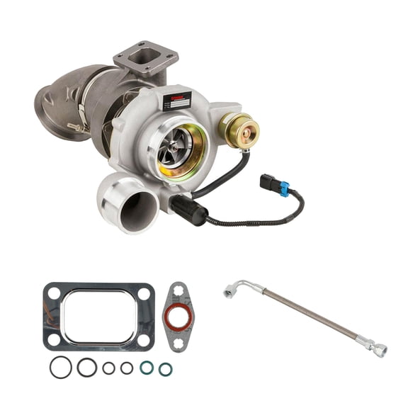Stigan Turbo Turbocharger w/ Actuator, Gaskets & Oil Line For Dodge Ram Cummins 5.9L High Output Diesel 2004.5-2009
