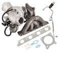 thumbnail image 1 of Stigan Turbo w/ Turbocharger Gaskets & Oil Feed Line For Audi A4 2.0T 2005 2006 2007 2008 2009 B7 w/ Engine Code BWT, 1 of 6